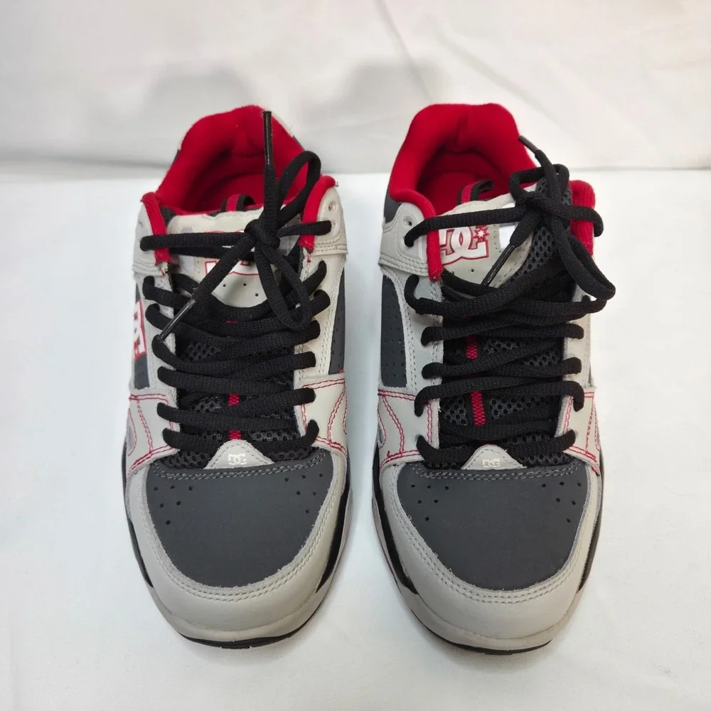 DC Versaflex Impact Fx Training Skate Shoe Mens Size 7.5 rare vintage Red Grey
